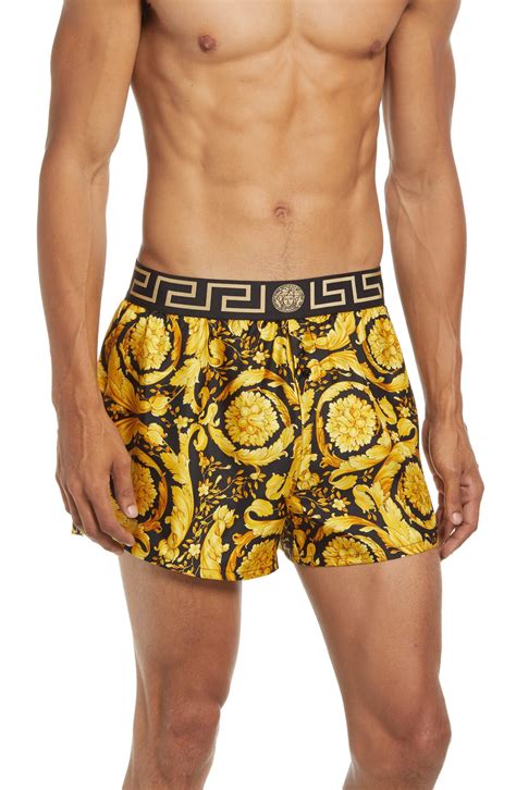 gold versace boxers|Versace men's boxer shorts.